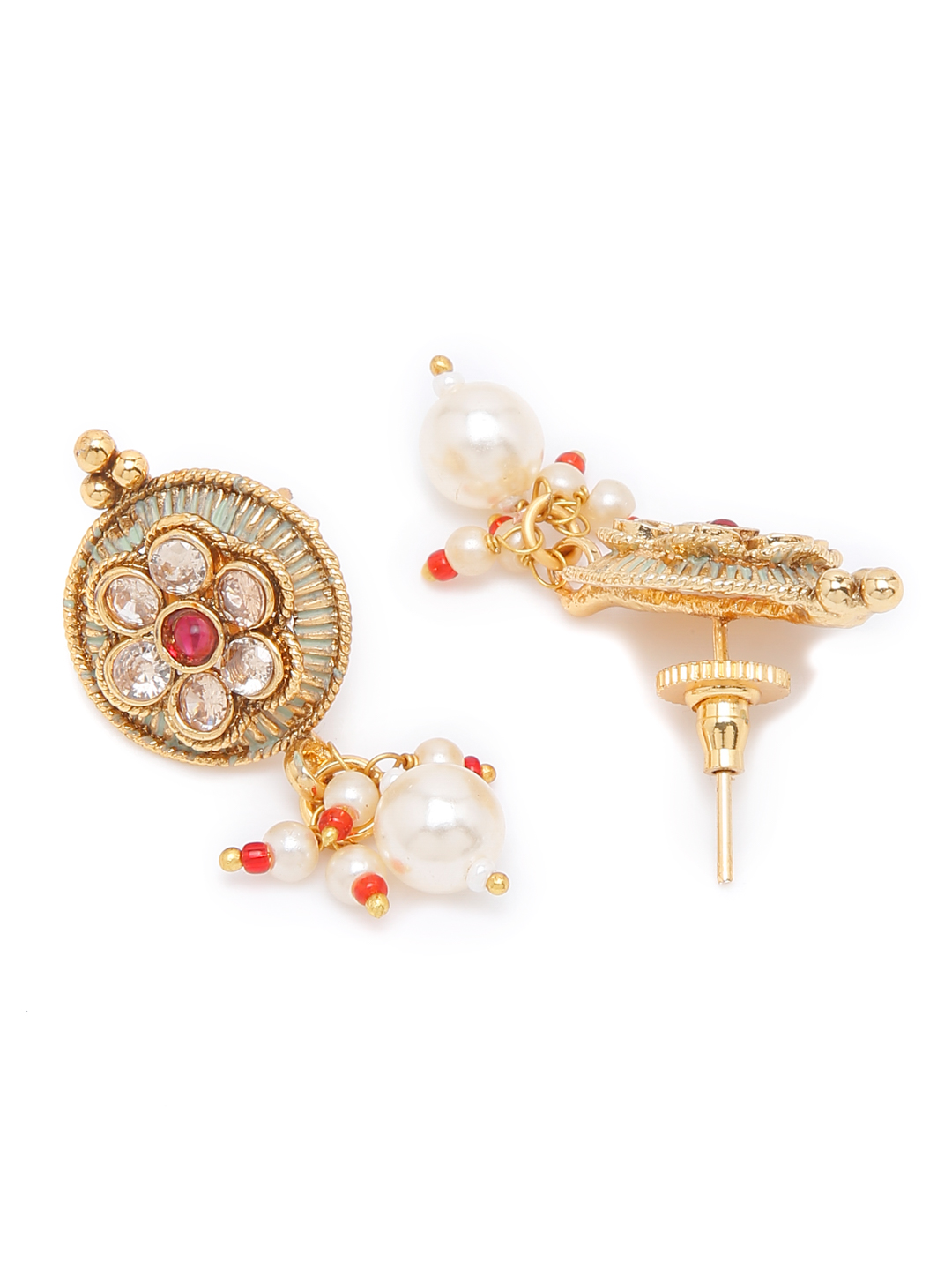 YouBella Jewellery Celebrity Inspired Gold Plated Necklace Jewellery Set for Girls and Women